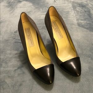 Stella McCartney Women's Black and Gray suede/leather Pumps 37